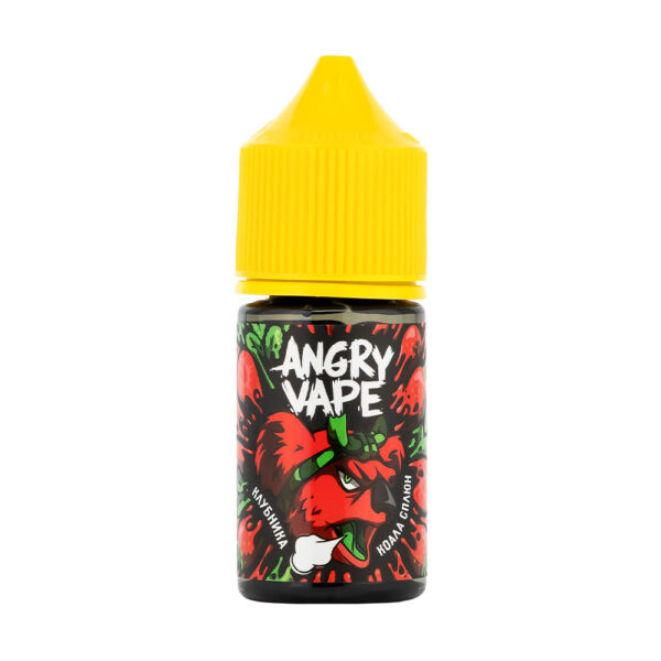 Жидкость Angry Vape Salt 30мл - Коала Сплюн (клубника) 0мг (М)