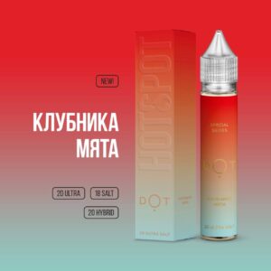 Жидкость HotSpot DOT Salt - Клубника Мята 30мл (18mg) (M)