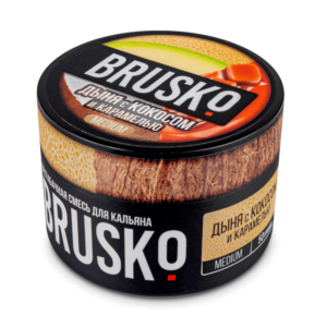 Бестабачная смесь для кальяна Brusko (Дыня С Кокосом И Карамелью) 50г Strong