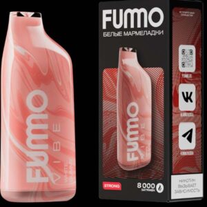 Одноразовая ЭС Fummo Vibe 8000 - Белые Мармеладки