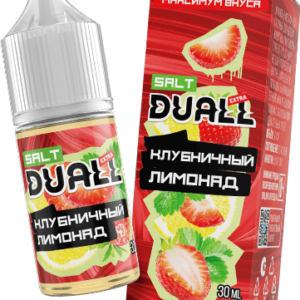 Жидкость DUALL Extra Salt - Клубничный лимонад 30мл (20 Strong)