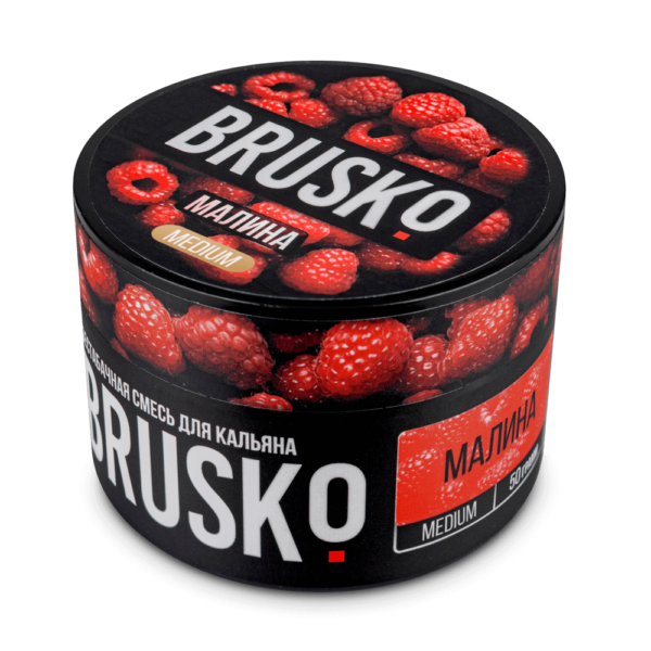 Бестабачная смесь для кальяна Brusko (Малина) 50г Strong