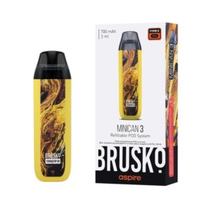 Brusko Minican 3 Pod 700mAh (Желтый Флюид)