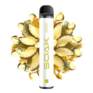 Одноразовая ЭС SOAK X Zero 1500 - Pineapple Syrup (Ананасовый сироп) Без никотина