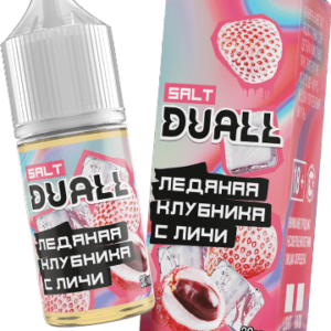 Жидкость DUALL Salt - Ледяная Клубника с Личи 30мл (20mg)