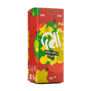 Жидкость Rell Low Cost Salt - Sour Apple Pear 28мл (0мг+бустер 18мг) (М)