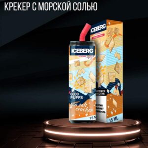 Одноразовая ЭС Iceberg 6000 - Sea Salt Cracker (Крекер с морской солью)