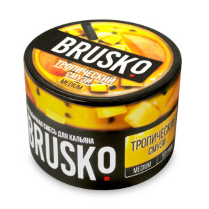 Бестабачная смесь для кальяна Brusko (Тропический Смузи) 50г Strong