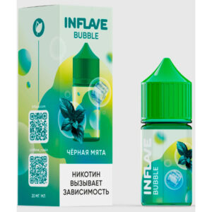 Жидкость INFLAVE BUBBLE Salt - Черная мята 30мл (20mg)