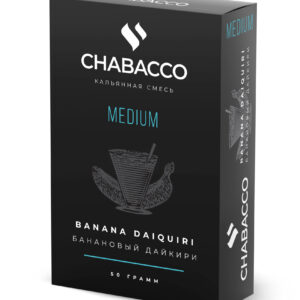 Бестабачная смесь для кальяна Chabacco Medium - Banana Daiquiri 50г