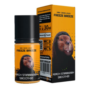 Жидкость Freeze Breeze Salt - Peach Strawberry Smoothie (Персик, клубничное смузи) 30мл (20mg)