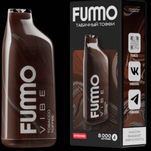 Одноразовая ЭС Fummo Vibe 8000 - Табачный Тоффи