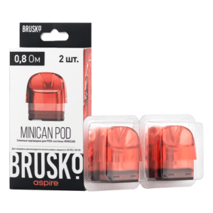 Картридж Brusko Minican (0.8 Ом 3ml) Красный