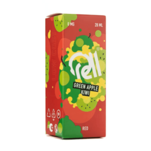 Жидкость Rell Low Cost Salt - Green Apple Kiwi 28мл (0мг+бустер 18мг) (М)