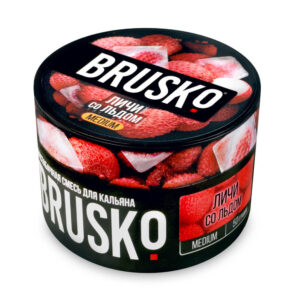 Бестабачная смесь для кальяна Brusko (Личи со Льдом) 50г Medium