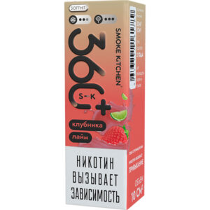 Жидкость Smoke Kitchen 360 PLUS Salt - Клубника Лайм 28мл (0mg) (M)