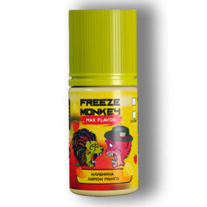 Жидкость Freeze Monkey MAX FLAVOR Salt - Клубника Лимон Манго 30мл (20 Strong)