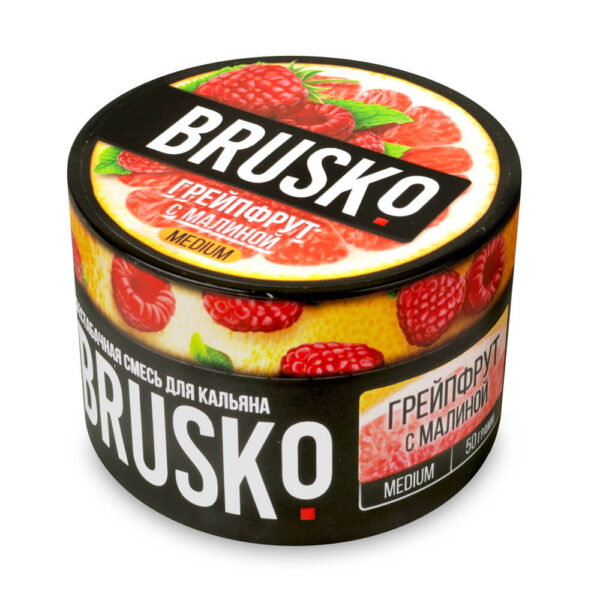 Бестабачная смесь для кальяна Brusko (Грейпфрут С Малиной) 50г Strong