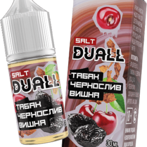 Жидкость DUALL Salt - Табак, чернослив, вишня 30мл (20mg)