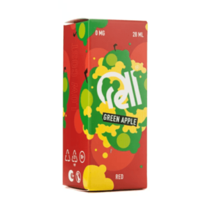 Жидкость Rell Low Cost Salt - Green Apple 28мл (0мг+бустер 18мг) (М)