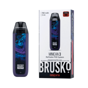 Brusko Minican 3 Pod 700mAh (Фиолетовый Флюид)