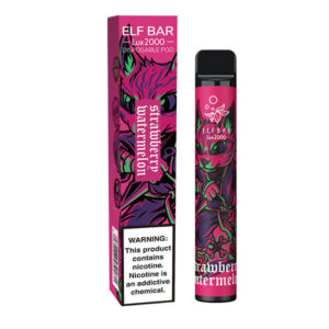 Одноразовая ЭС Elf Bar Lux 2000 - Strawberry Watermelon (Клубника арбуз) (М)