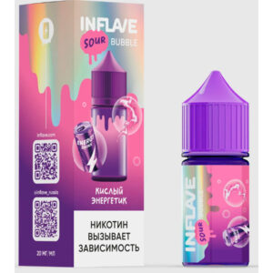 Жидкость INFLAVE BUBBLE Salt - Кислый Энергетик 30мл (20mg)