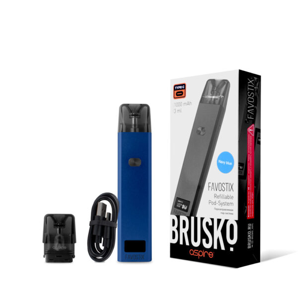 Brusko Favostix Pod 1000mAh (Синий)