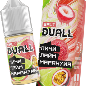 Жидкость DUALL Salt - Личи лайм маракуйя 30мл (20mg)