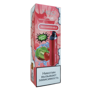 Одноразовая ЭС HQD Cuvie Air 4000 - Strawberry Kiwi (Клубника киви)