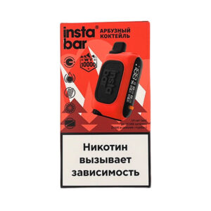 Одноразовая ЭС PLONQ Instabar 10000 - Арбузный коктейль (М)