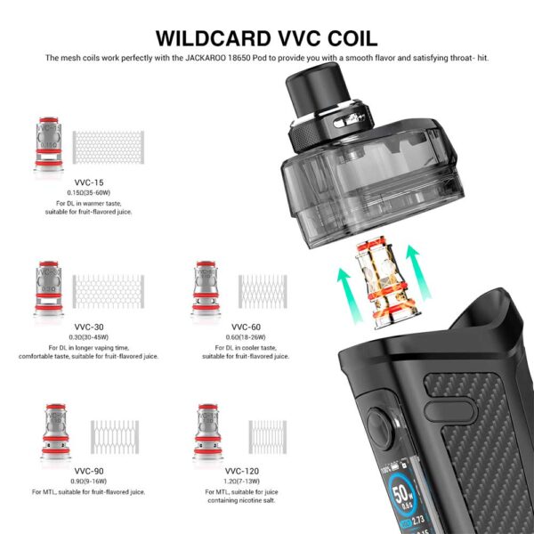 Vandy Vape Jackaroo Pod 18650 Kit 70W (Gilding)