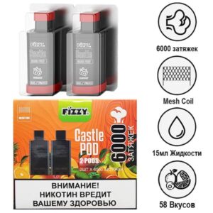 Картридж FIZZY Castle (Киви Ягодный Лед)