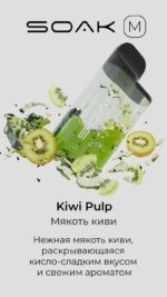 Одноразовая ЭС SOAK M 4000 - Kiwi Pulp (Киви)