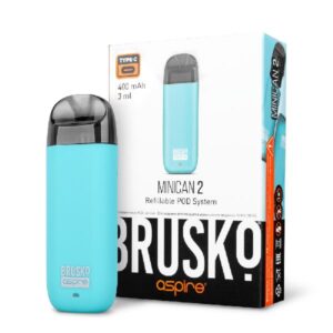 Brusko Minican 2 Pod 400mAh (Бирюзовый)