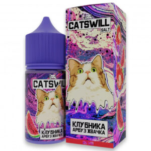 Жидкость Catswill Salt - Клубника Арбуз Жвачка 30мл (20mg)