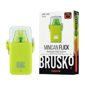 Brusko Minican Flick Pod 650mAh (Желтый)