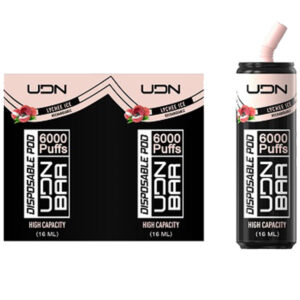 Одноразовая ЭС UDN Bar 6000 - Lychee Ice (Ледяной Личи)