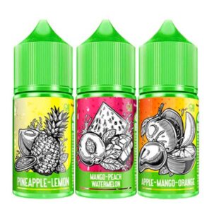 Жидкость Rell Green Salt - Pineapple lemon 28мл (0мг+бустер 18мг) (М)