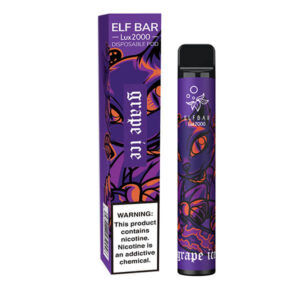 Одноразовая ЭС Elf Bar Lux 2000 - Grape Ice (Виноград Ice) (М)