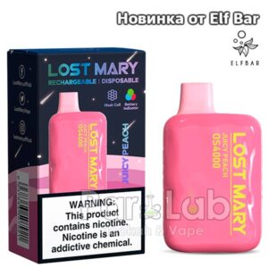 Одноразовая ЭС Lost Mary OS4000 - Juicy Peach (Сочный Персик)