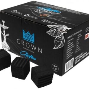 Уголь Crown кокосовый AIRFLOW 1кг (72шт)