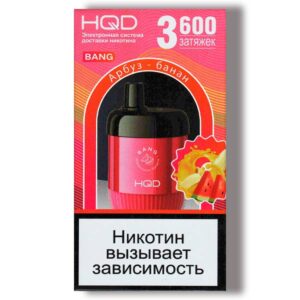 Одноразовая ЭС HQD Bang 3600 - Watermelon Banana (Арбуз Банан)