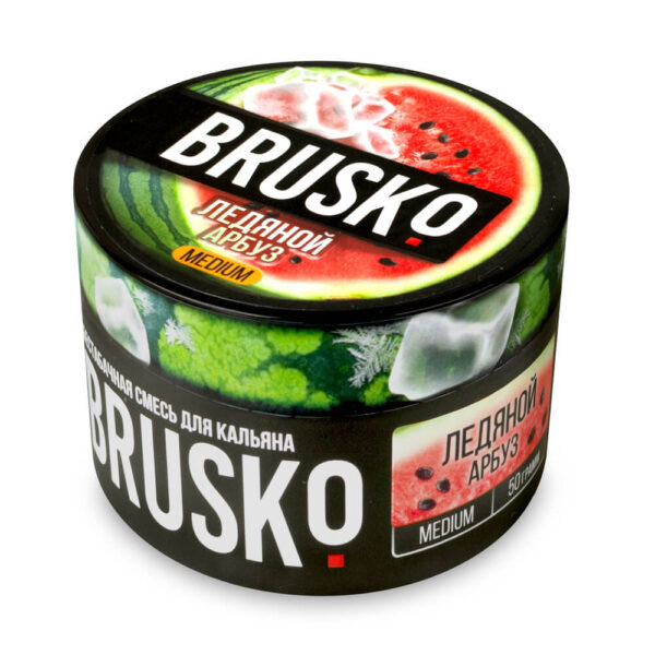 Бестабачная смесь для кальяна Brusko (Ледяной Арбуз) 50г Medium