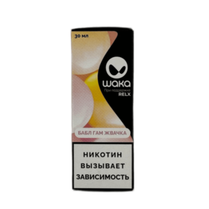 Жидкость Waka Salt - Бабл Гам Жвачка 30мл (20mg)