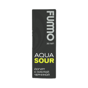 Жидкость FUMMO AQUA Sour - Йогурт с Кислой Черникой 30мл (20mg)