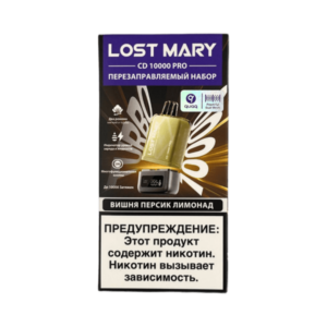 Устройство Lost Mary Pro CD + Картридж 10000 Вишня Персик Лимонад