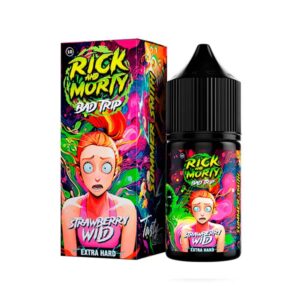 Жидкость Rick & Morty BAD TRIP Salt - Strawberry Wild (Клубника Земляника) 30мл (20 Hard) (M)