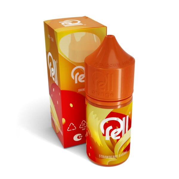 Жидкость RELL ORANGE - Strawberry Banana 30мл (20мг)